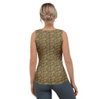 Nubia Ankh Cross (Olive) Women's Tank Top (6 Colors Available) - Conscious Apparel Store