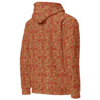 Nubia Ankh Cross (Red-Rust) Unisex Pullover Hoodie (6 Colors Available) - Conscious Apparel Store