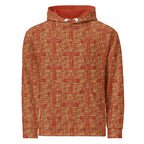 Nubia Ankh Cross (Red-Rust) Unisex Pullover Hoodie (6 Colors Available) - Conscious Apparel Store