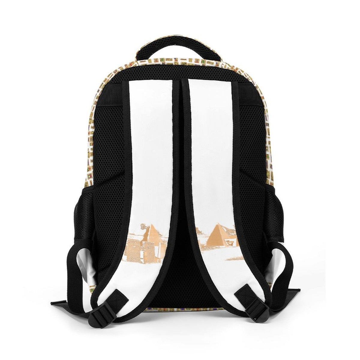 Nubia Ankh Cross (White) Casual Backpack (6 Colors Available) - Conscious Apparel Store