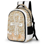 Nubia Ankh Cross (White) Casual Backpack (6 Colors Available) - Conscious Apparel Store