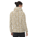 Nubia Ankh Cross (White) Unisex Pullover Hoodie (6 Colors Available) - Conscious Apparel Store