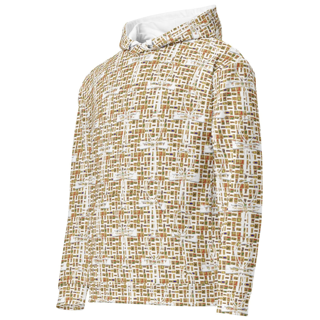Nubia Ankh Cross (White) Unisex Pullover Hoodie (6 Colors Available) - Conscious Apparel Store
