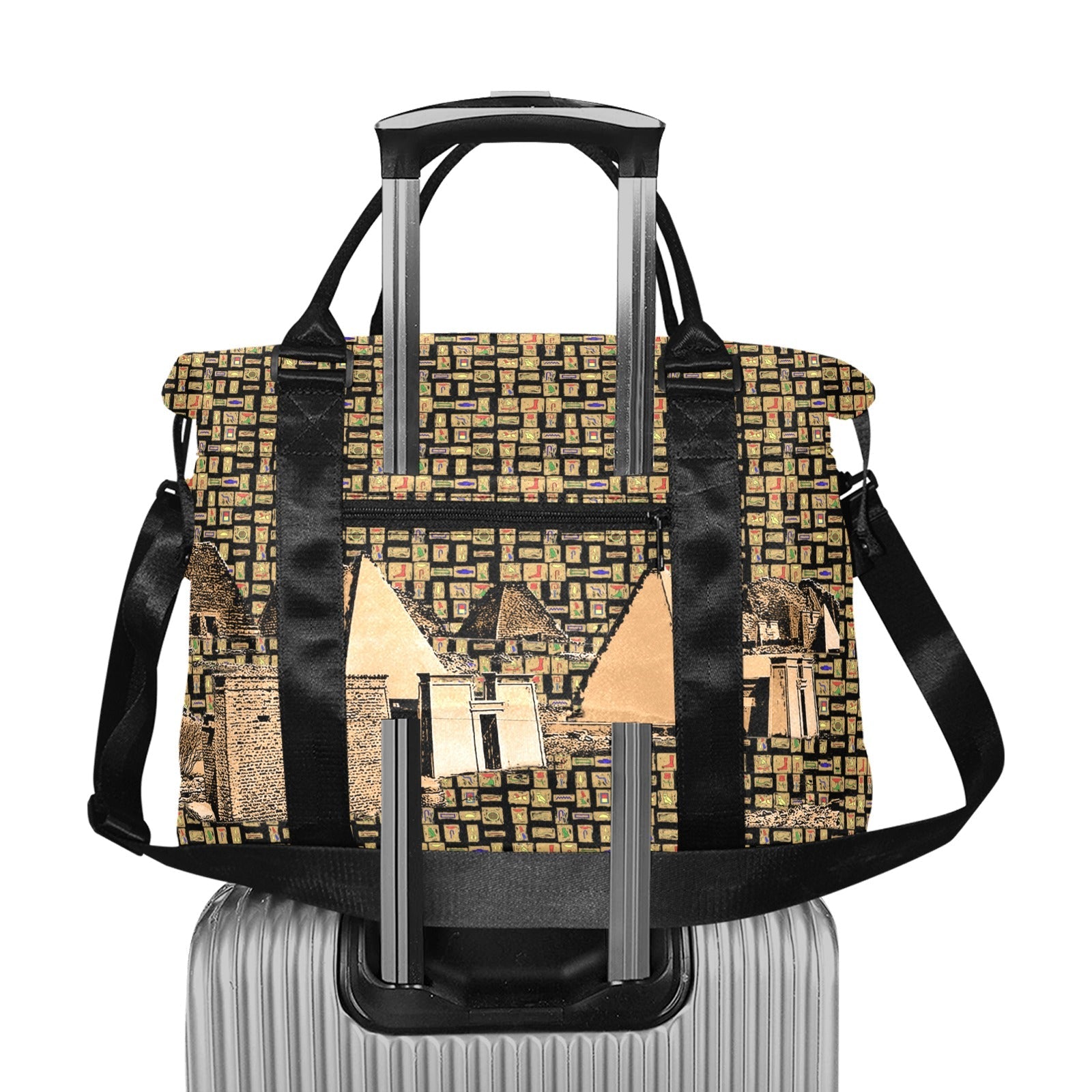 Nubia (Black) Large Capacity Duffle Bag (6 Colors Available) - Conscious Apparel Store