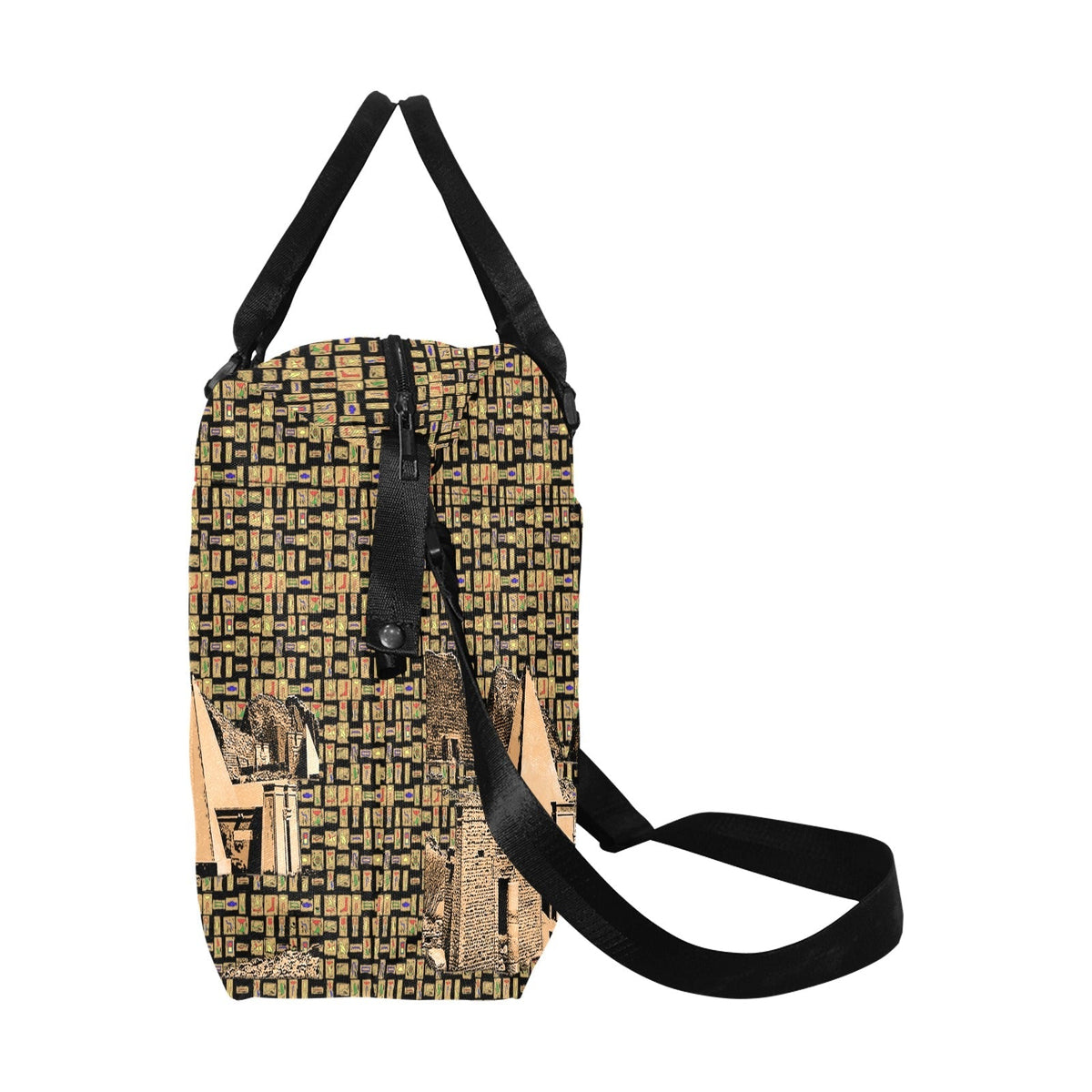 Nubia (Black) Large Capacity Duffle Bag (6 Colors Available) - Conscious Apparel Store