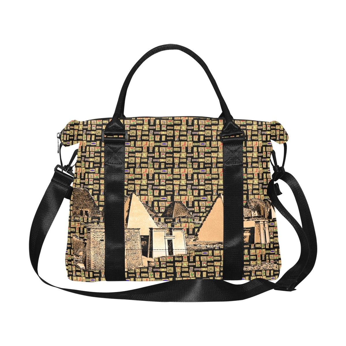 Nubia (Black) Large Capacity Duffle Bag (6 Colors Available) - Conscious Apparel Store
