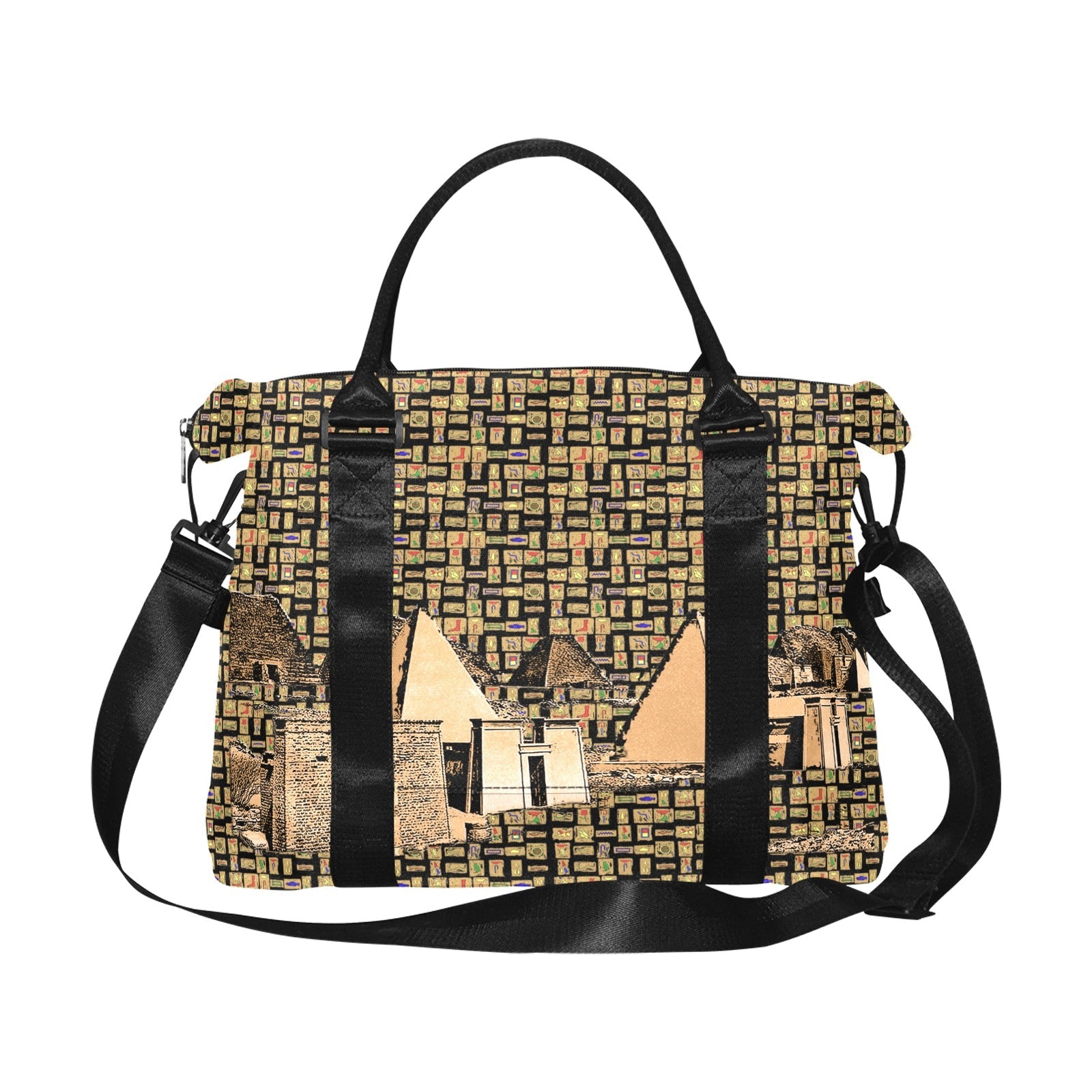 Nubia (Black) Large Capacity Duffle Bag (6 Colors Available) - Conscious Apparel Store