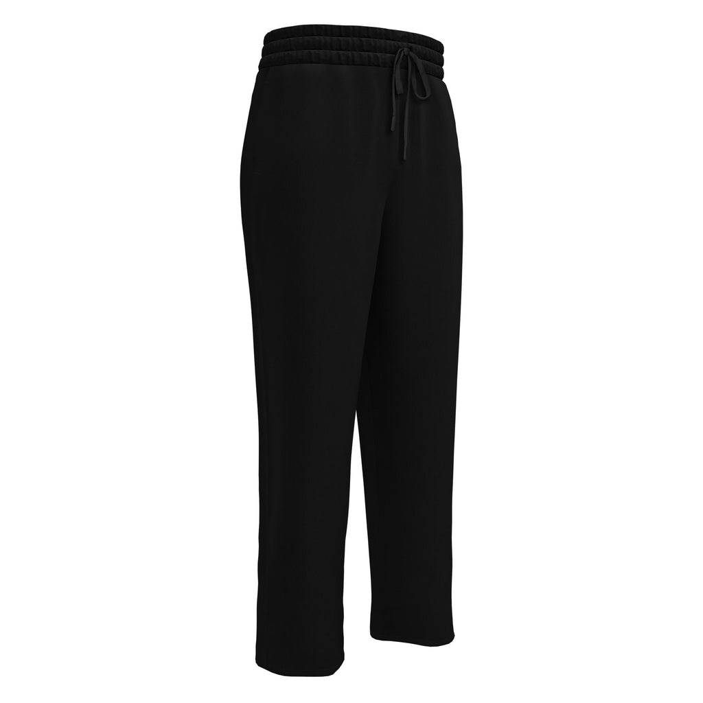 Nubia Black Wide-leg joggers - Conscious Apparel Store