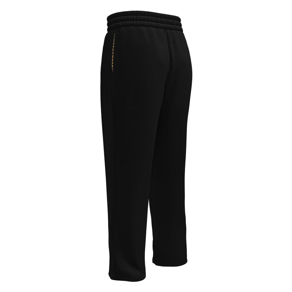 Nubia Black Wide-leg joggers - Conscious Apparel Store