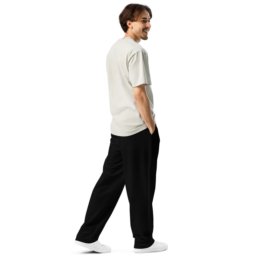 Nubia Black Wide-leg joggers - Conscious Apparel Store