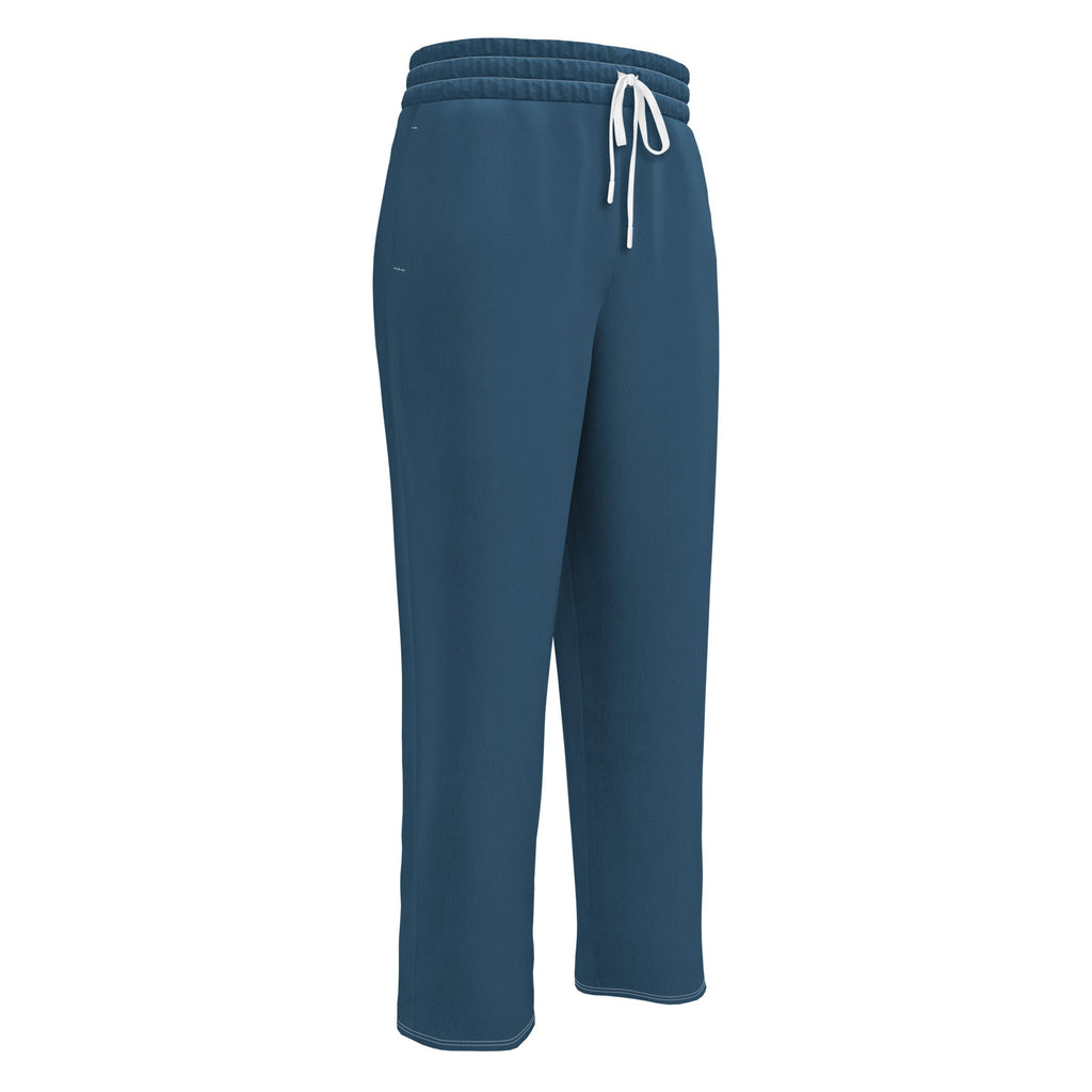 Nubia Blue Wide-leg joggers - Conscious Apparel Store