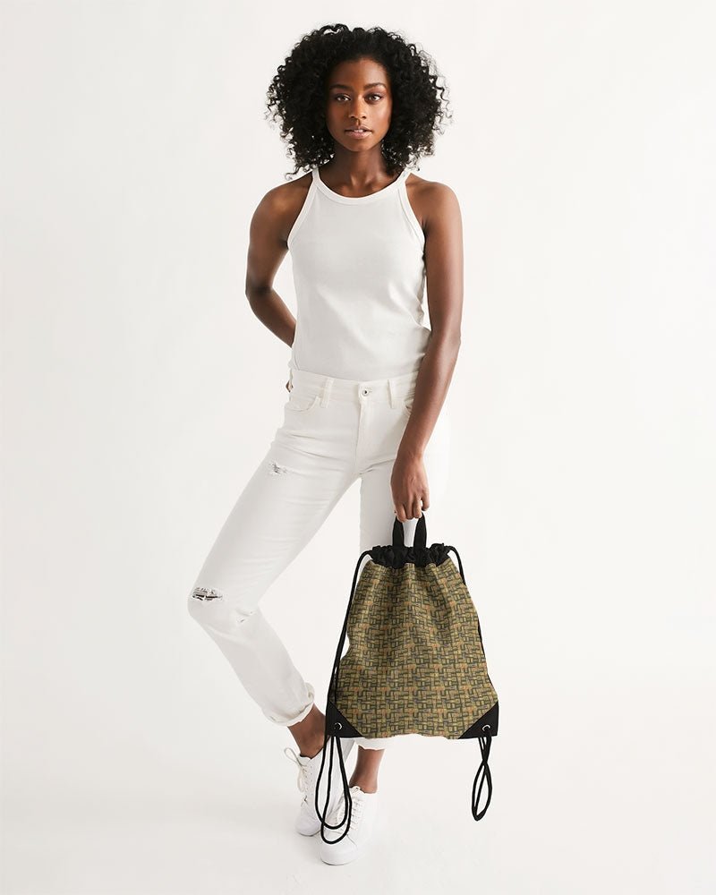 Nubia Canvas Drawstring Bag (Olive) (6 Colors Available) - Conscious Apparel Store
