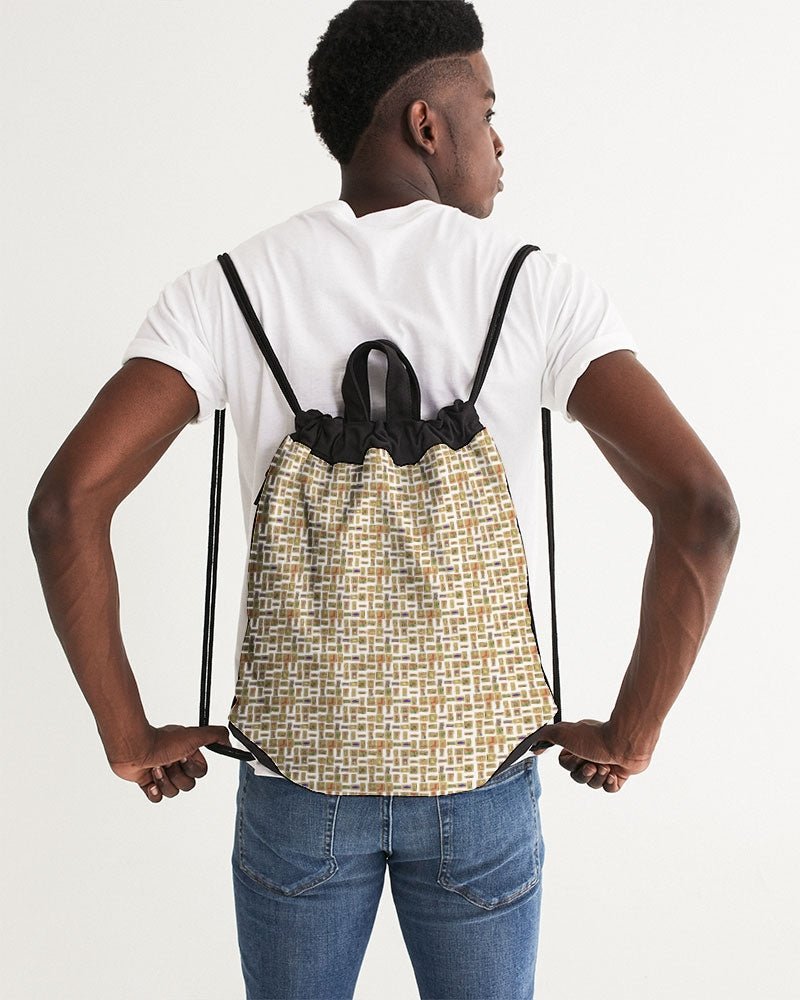 Nubia Canvas Drawstring Bag (White) (6 Colors Available) - Conscious Apparel Store