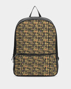 Nubia Classic Faux Leather Backpack (Black) (4 Colors Available) - Conscious Apparel Store