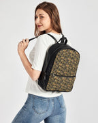 Nubia Classic Faux Leather Backpack (Black) (4 Colors Available) - Conscious Apparel Store