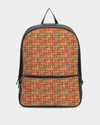 Nubia Classic Faux Leather Backpack (Red-Rust) - Conscious Apparel Store