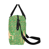Nubia (Green) Large Capacity Duffle Bag (6 Colors Available) - Conscious Apparel Store