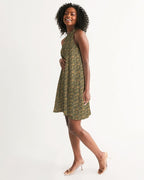 Nubia Halter Dress (Olive) (6 Colors Available) - Conscious Apparel Store