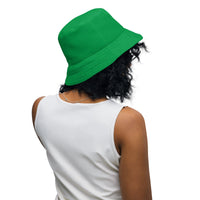 Nubia Hieroglyphics (Green) Reversible bucket hat - Conscious Apparel Store