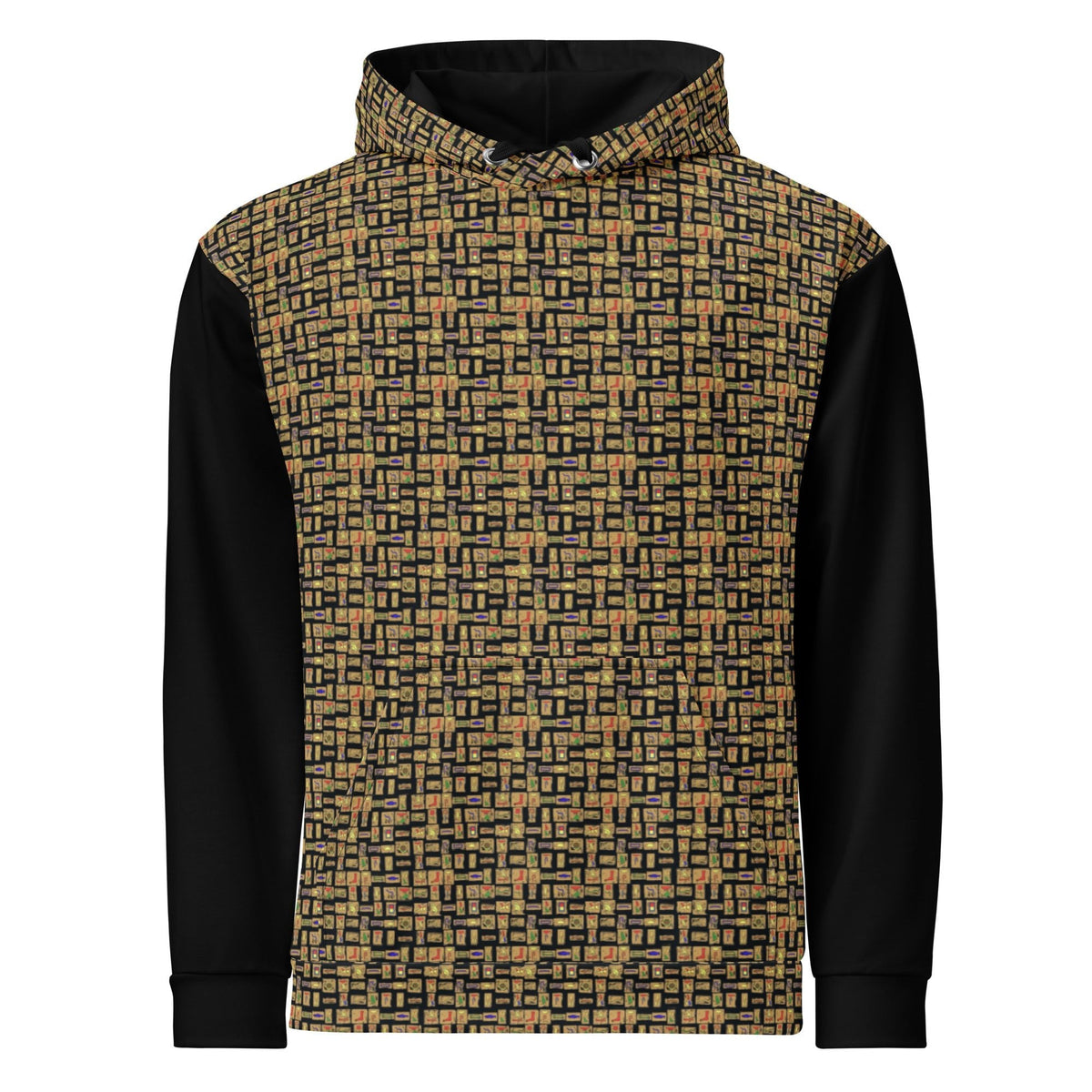 Nubia II (Black) Unisex Pullover Hoodie - Conscious Apparel Store