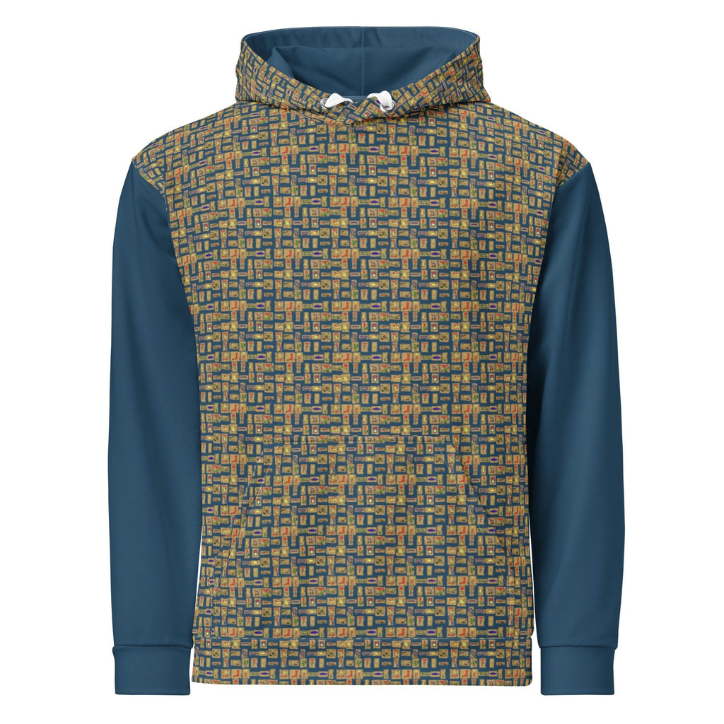 Nubia II (blue) Unisex Pullover Hoodie - Conscious Apparel Store