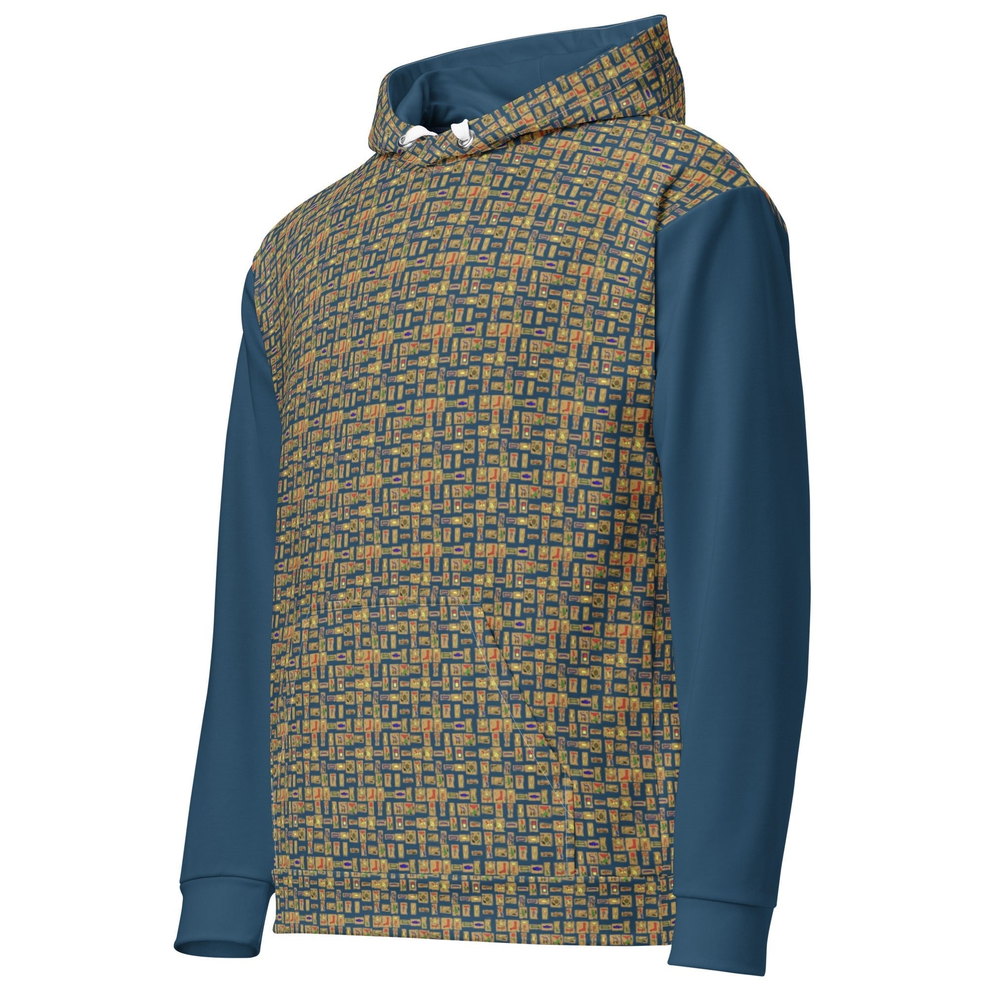 Nubia II (blue) Unisex Pullover Hoodie - Conscious Apparel Store