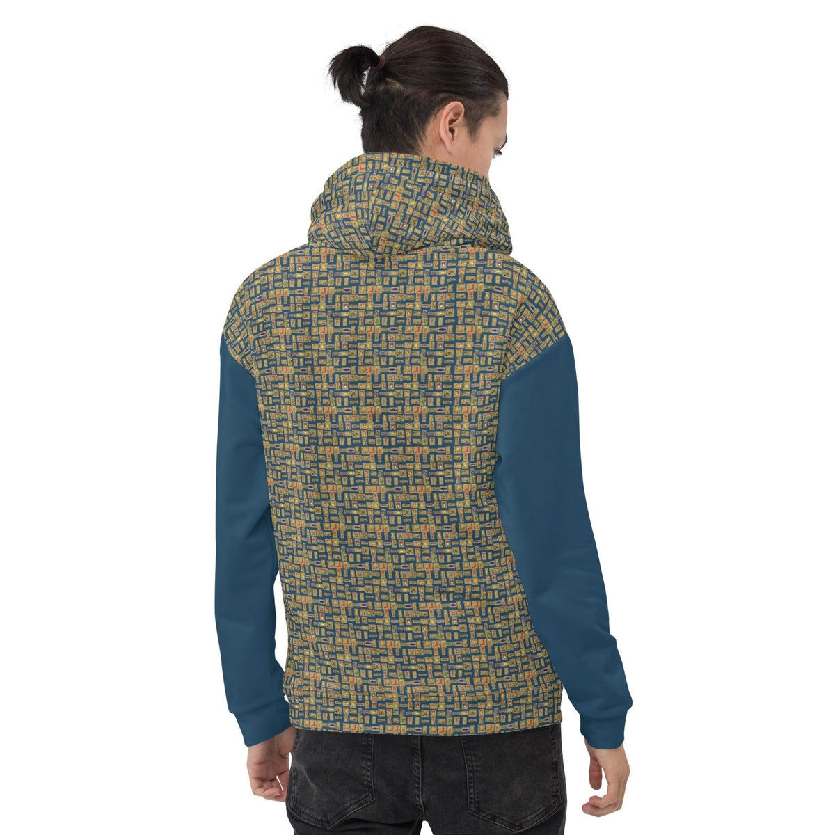 Nubia II (blue) Unisex Pullover Hoodie - Conscious Apparel Store