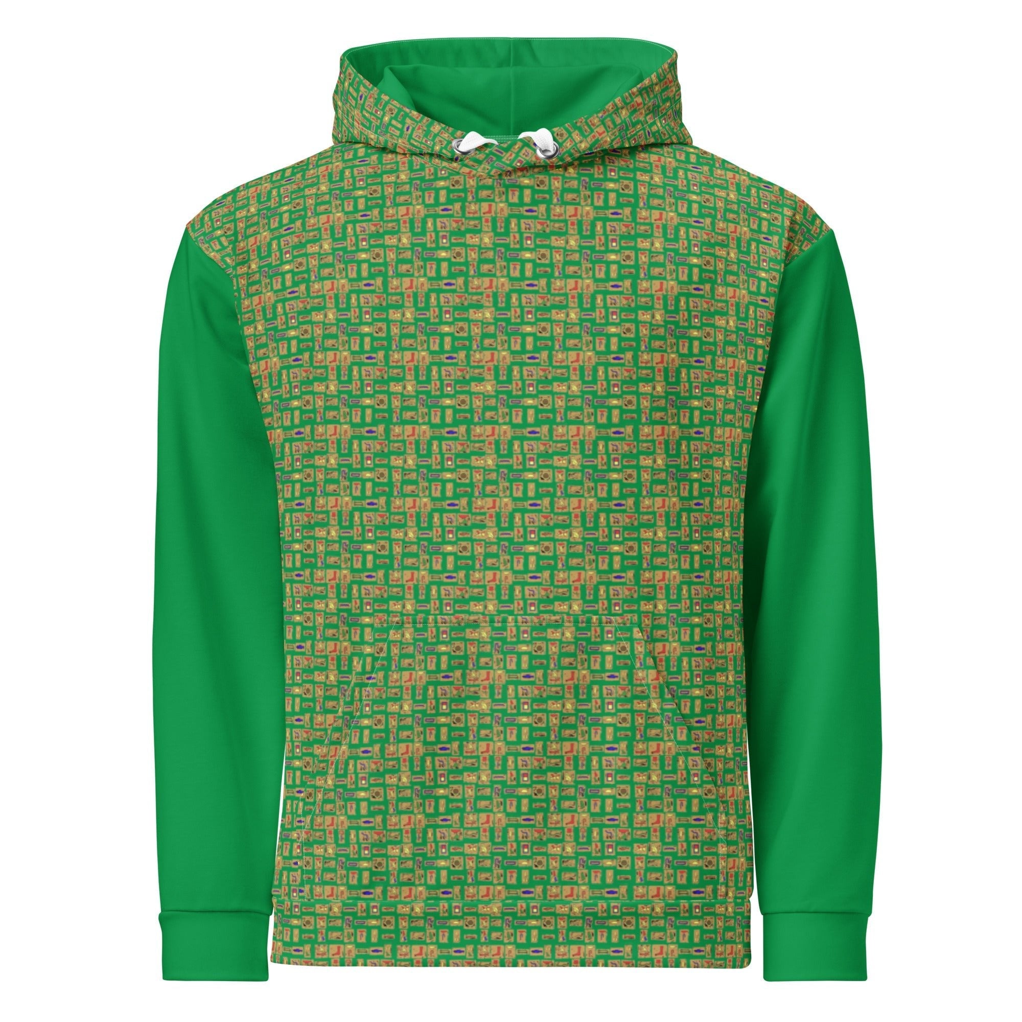Nubia II (Green) Unisex Pullover Hoodie - Conscious Apparel Store