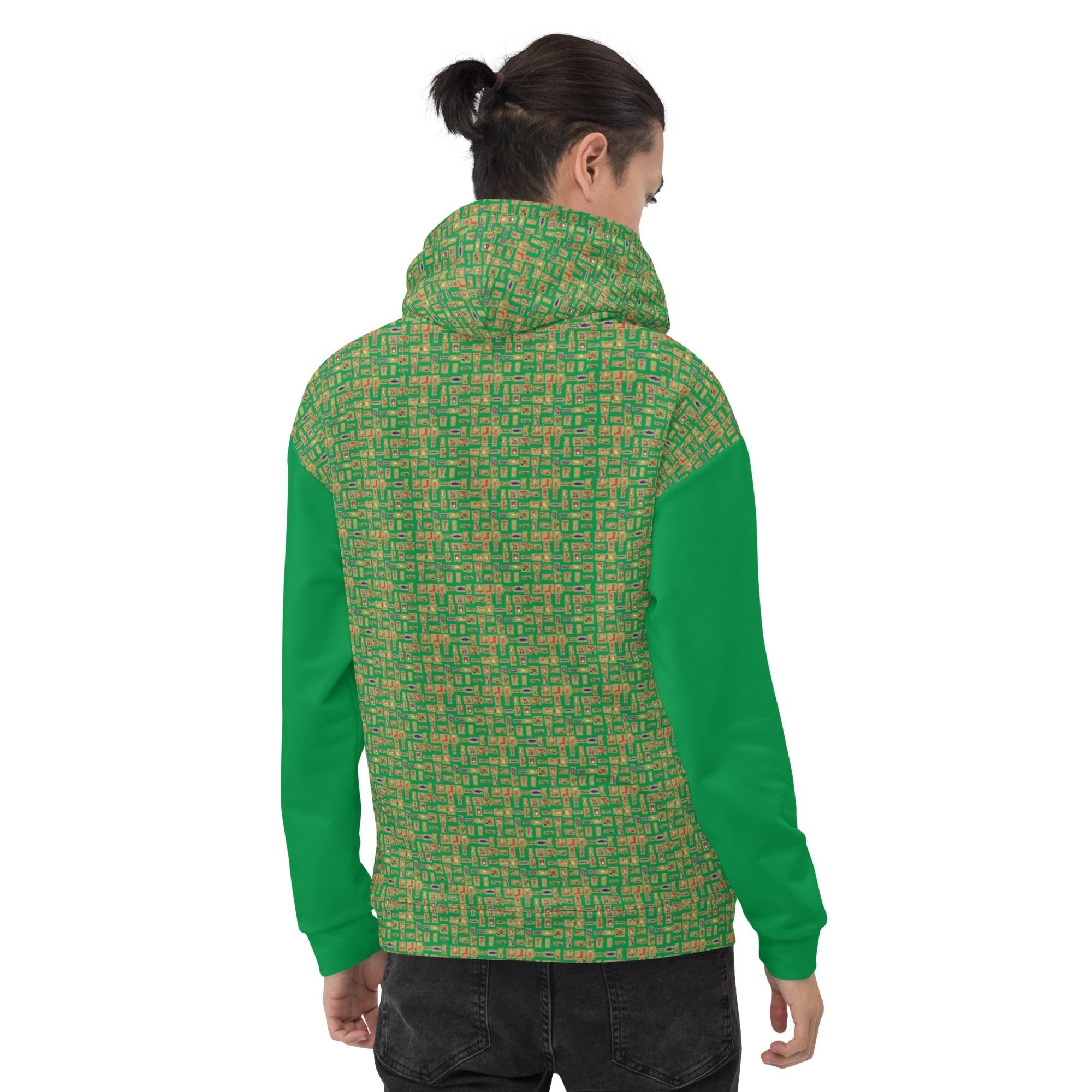 Nubia II (Green) Unisex Pullover Hoodie - Conscious Apparel Store