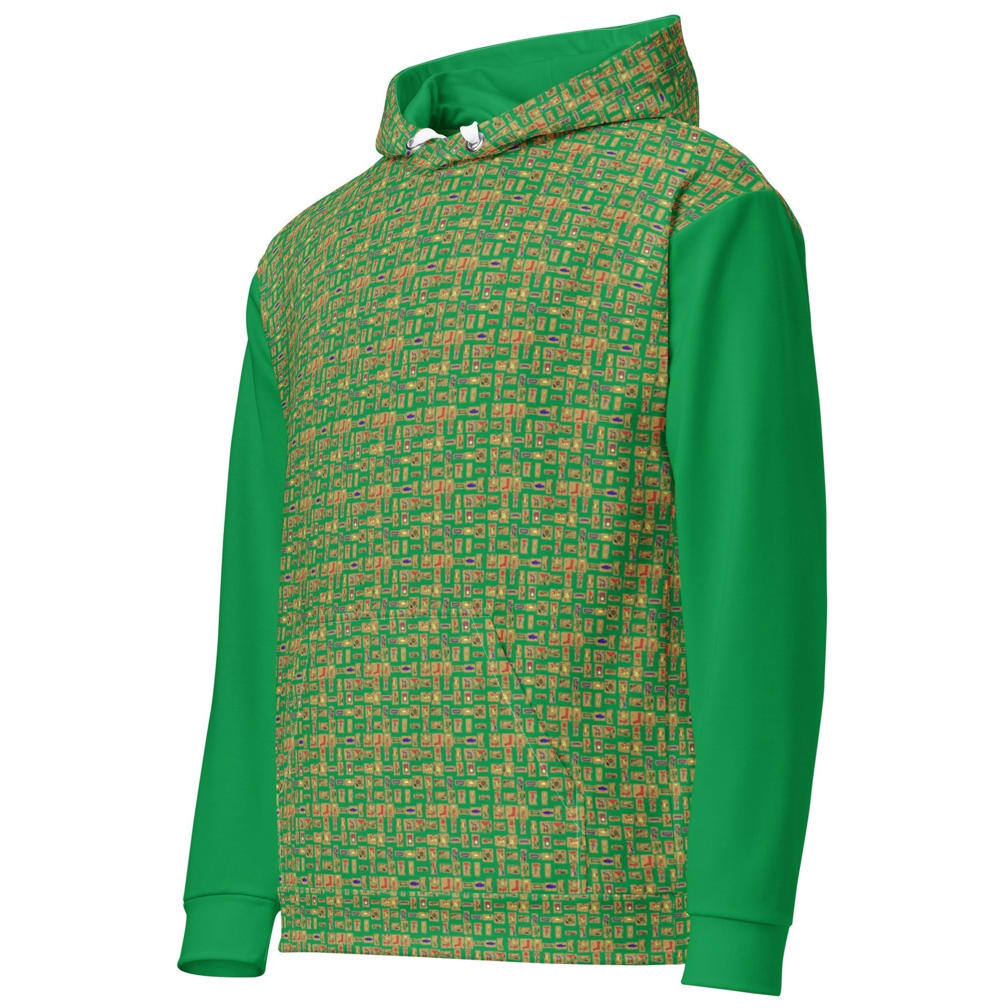 Nubia II (Green) Unisex Pullover Hoodie - Conscious Apparel Store