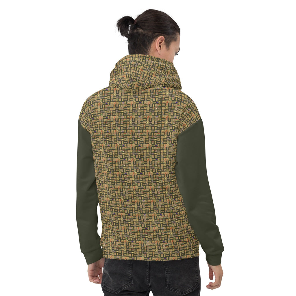 Nubia II (Olive) Unisex Pullover Hoodie - Conscious Apparel Store