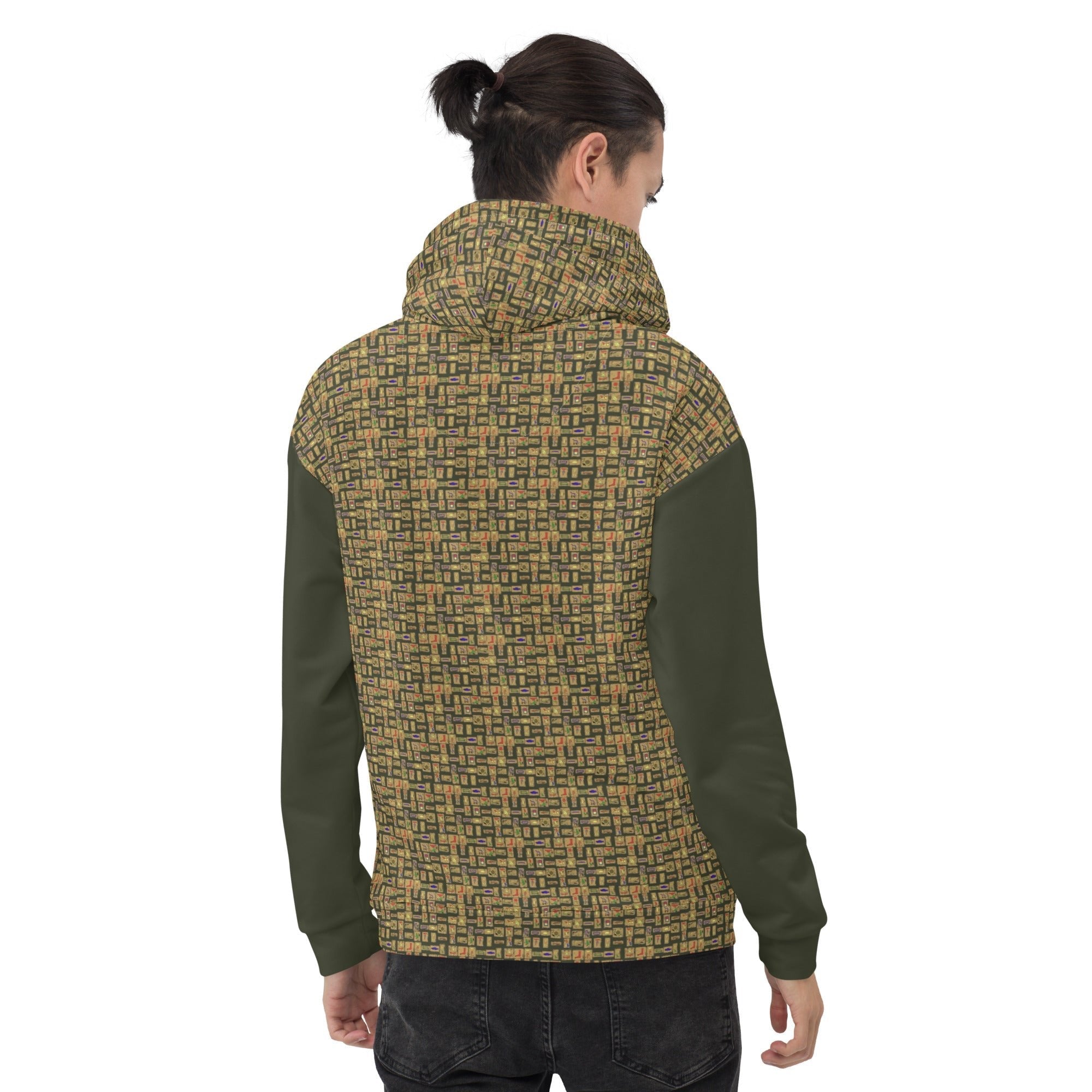 Nubia II (Olive) Unisex Pullover Hoodie - Conscious Apparel Store