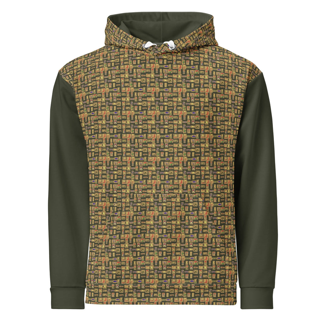 Nubia II (Olive) Unisex Pullover Hoodie - Conscious Apparel Store