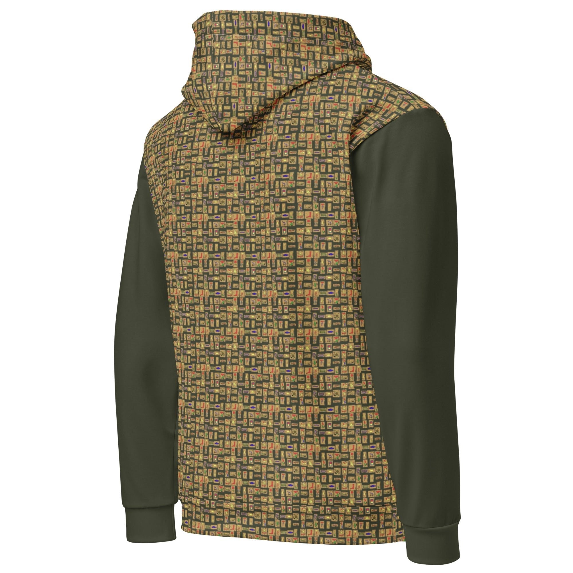 Nubia II (Olive) Unisex Pullover Hoodie - Conscious Apparel Store