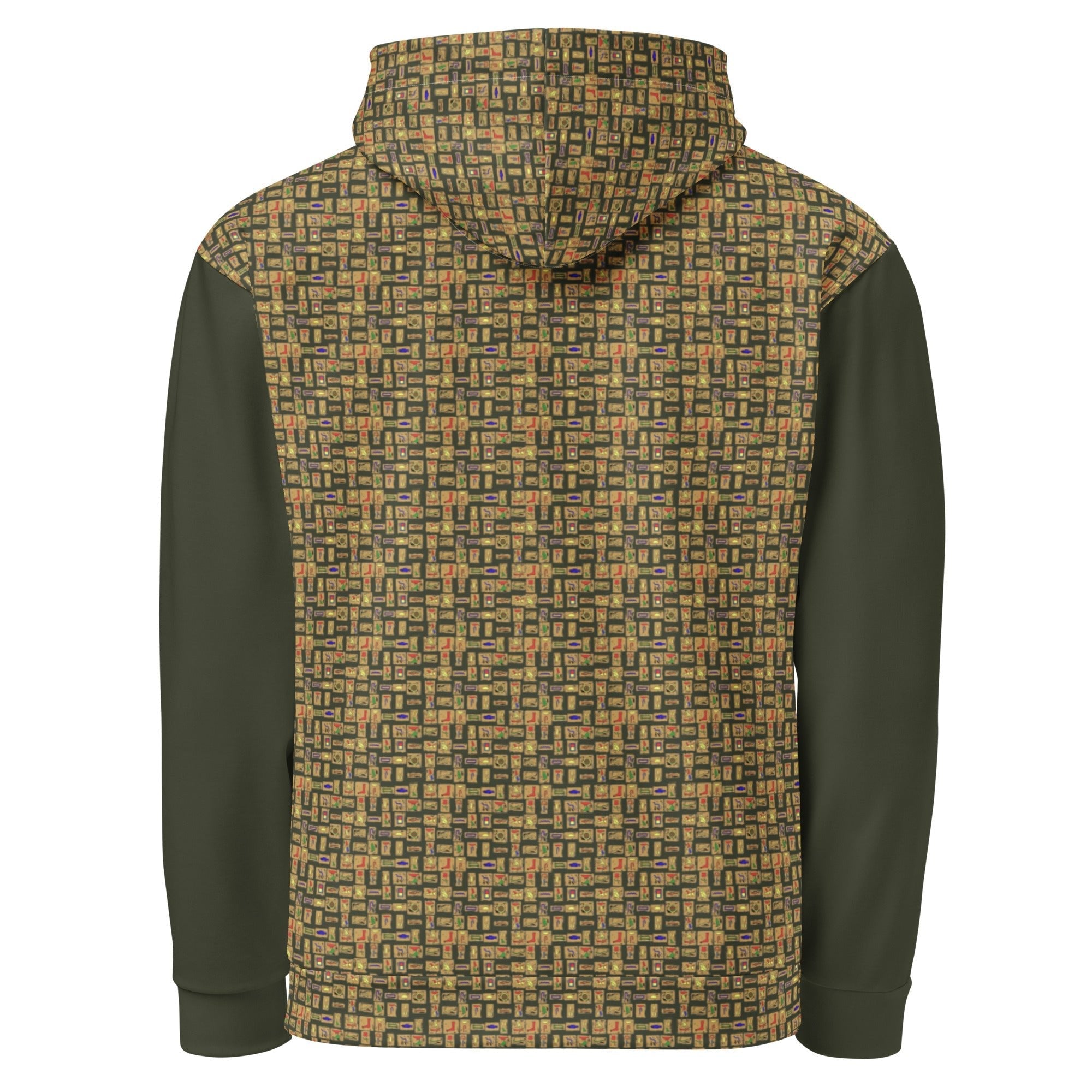 Nubia II (Olive) Unisex Pullover Hoodie - Conscious Apparel Store