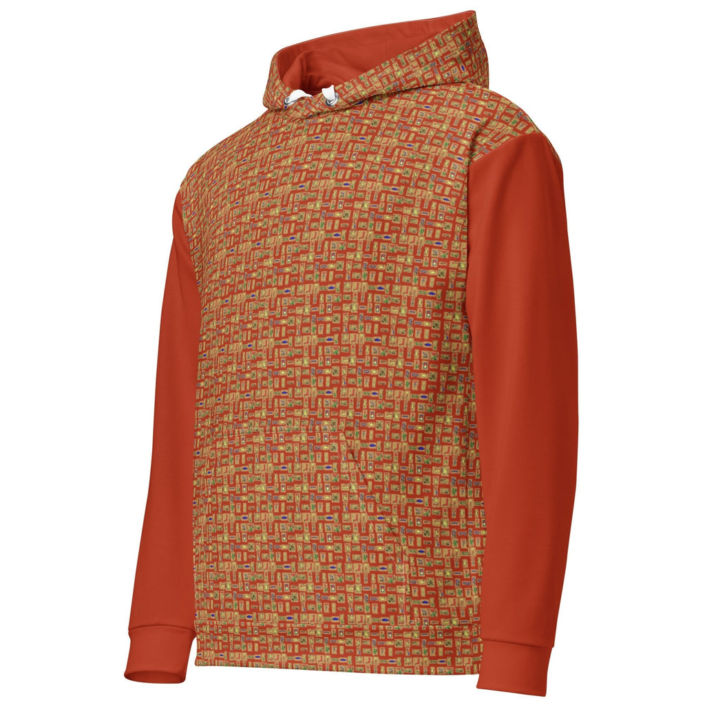 Nubia II (Red-Rust) Unisex Pullover Hoodie - Conscious Apparel Store
