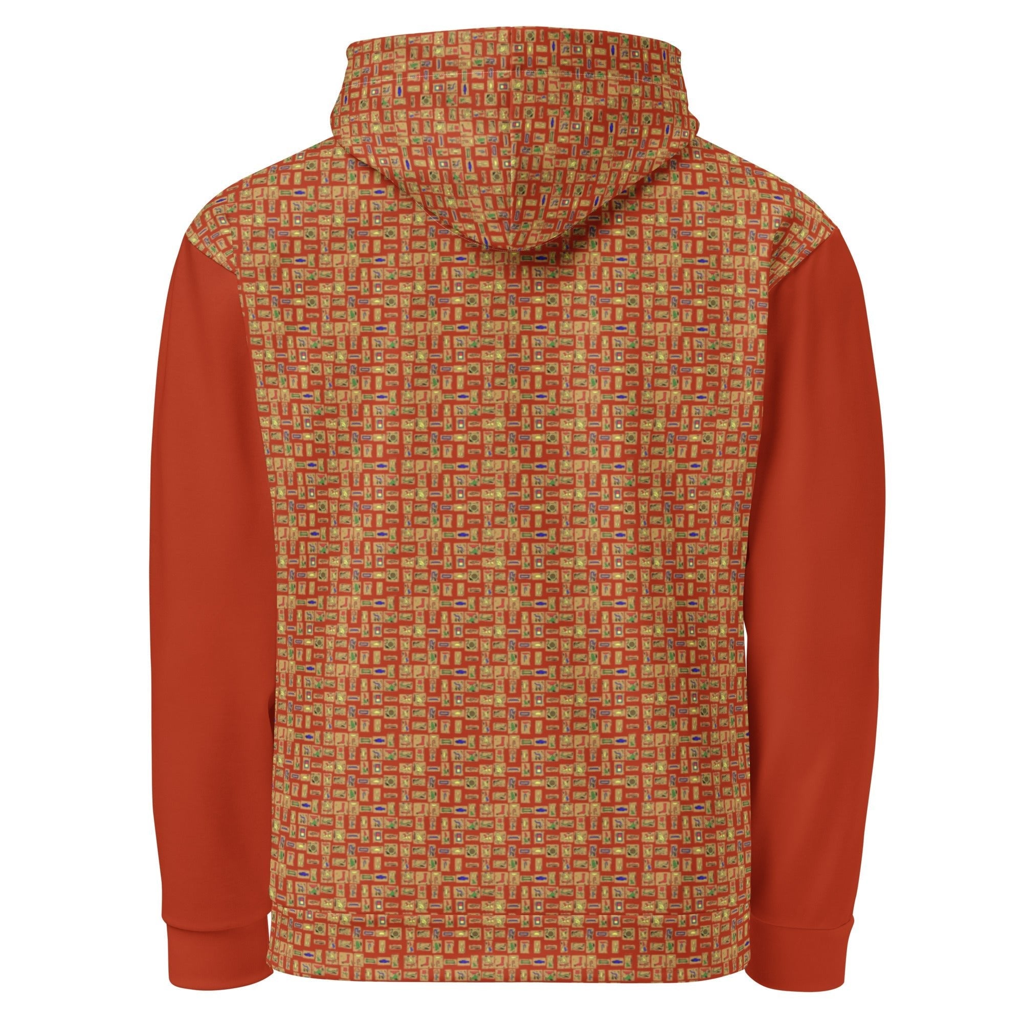 Nubia II (Red-Rust) Unisex Pullover Hoodie - Conscious Apparel Store