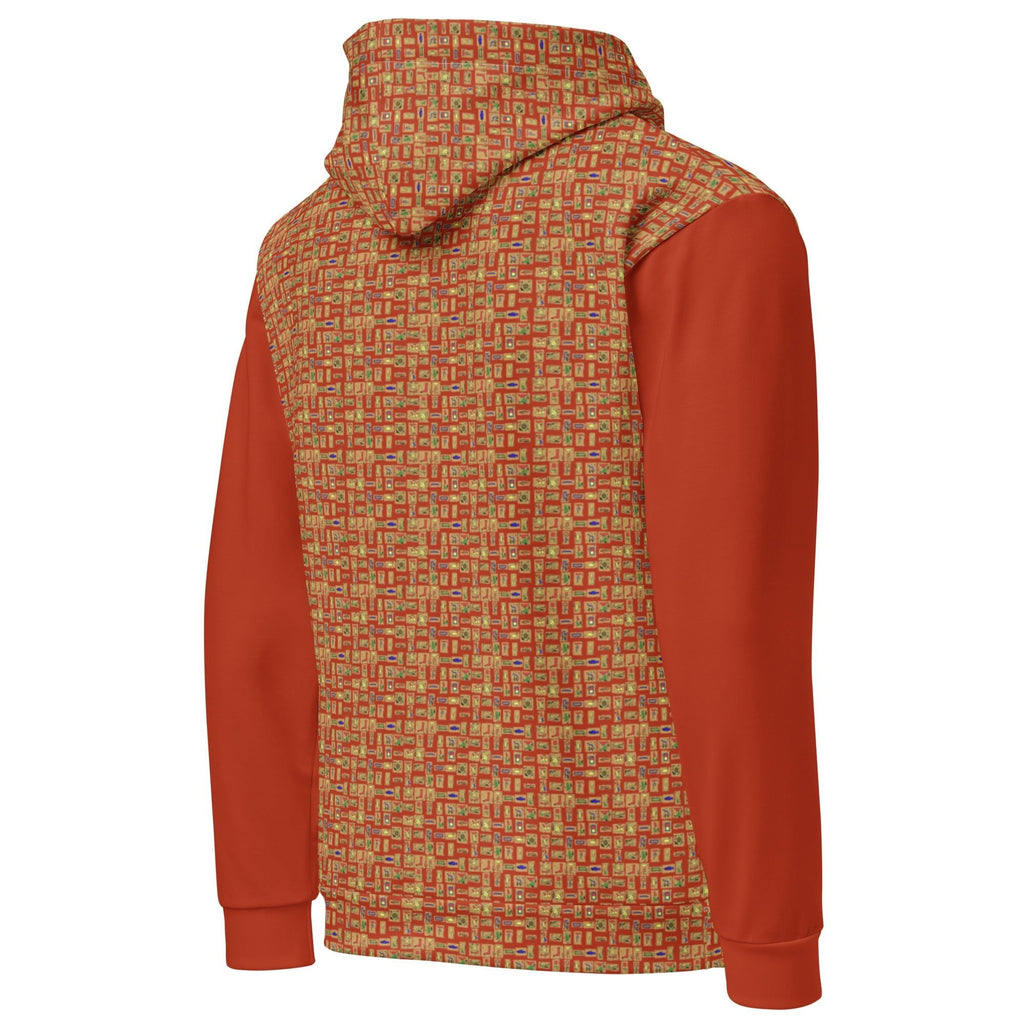 Nubia II (Red-Rust) Unisex Pullover Hoodie - Conscious Apparel Store