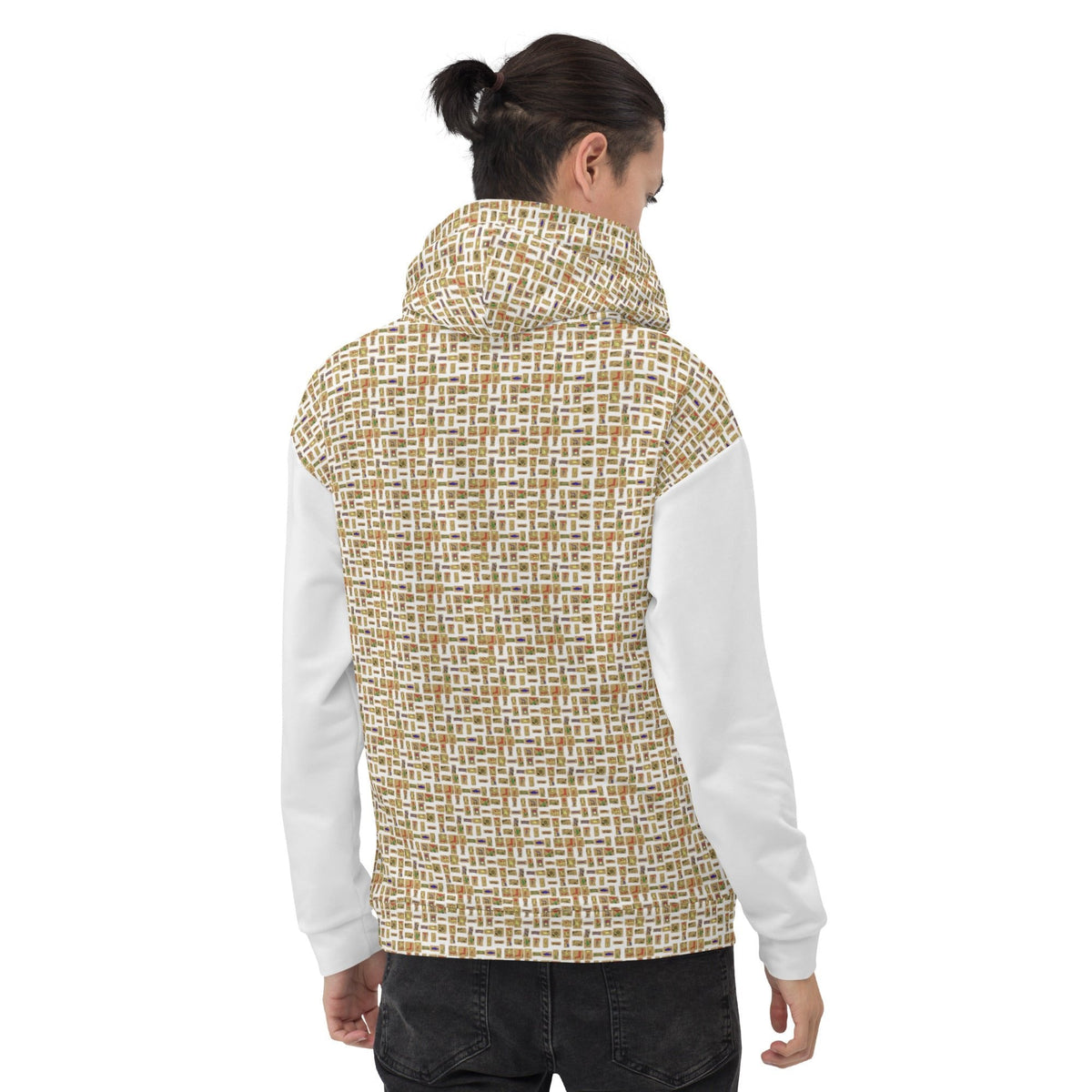 Nubia II (white) Unisex Pullover Hoodie - Conscious Apparel Store