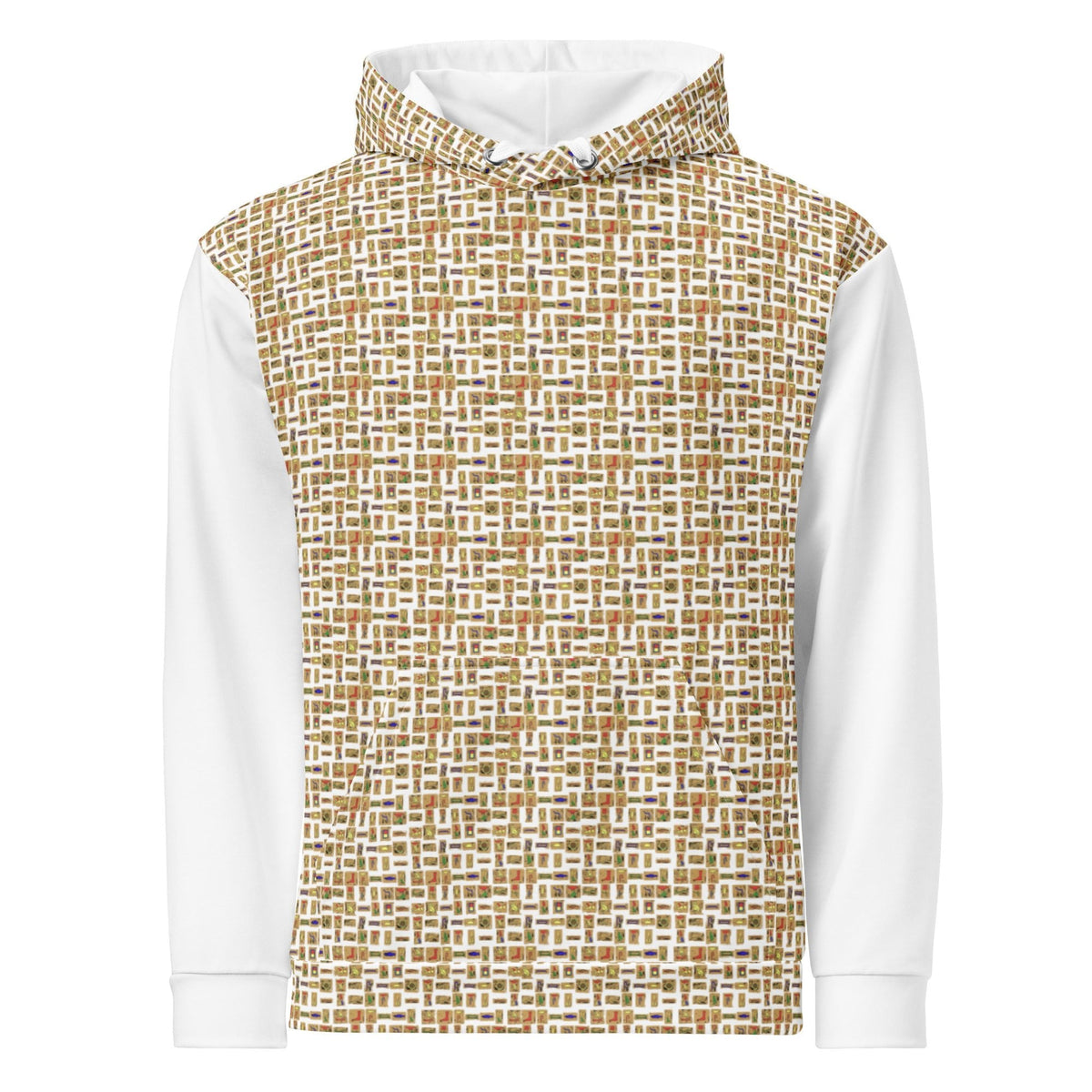 Nubia II (white) Unisex Pullover Hoodie - Conscious Apparel Store