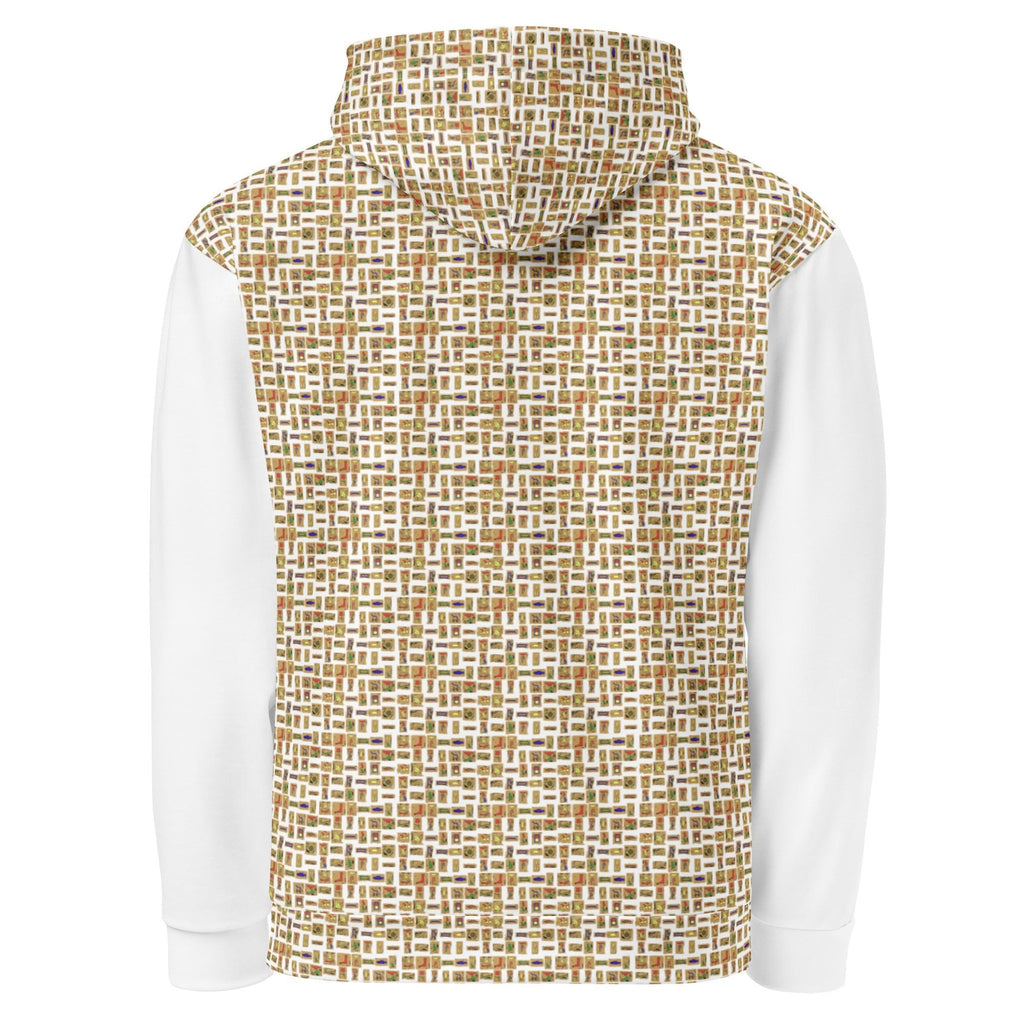 Nubia II (white) Unisex Pullover Hoodie - Conscious Apparel Store