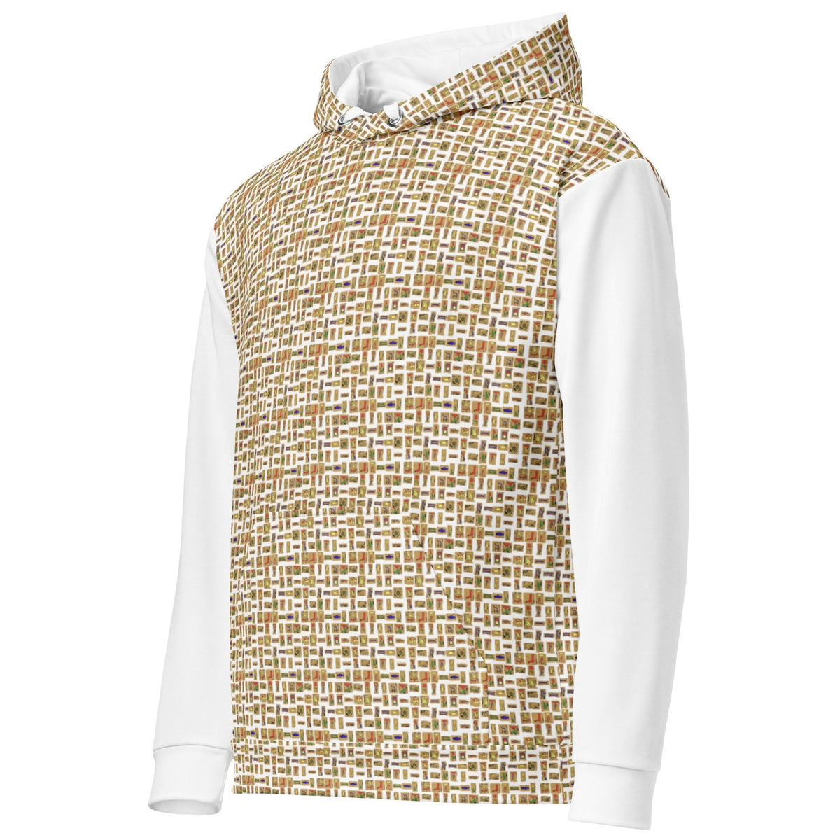 Nubia II (white) Unisex Pullover Hoodie - Conscious Apparel Store