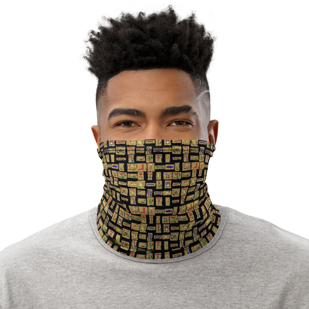 Nubia Neck Gaiter (Black) (6 Colors Available) - Conscious Apparel Store