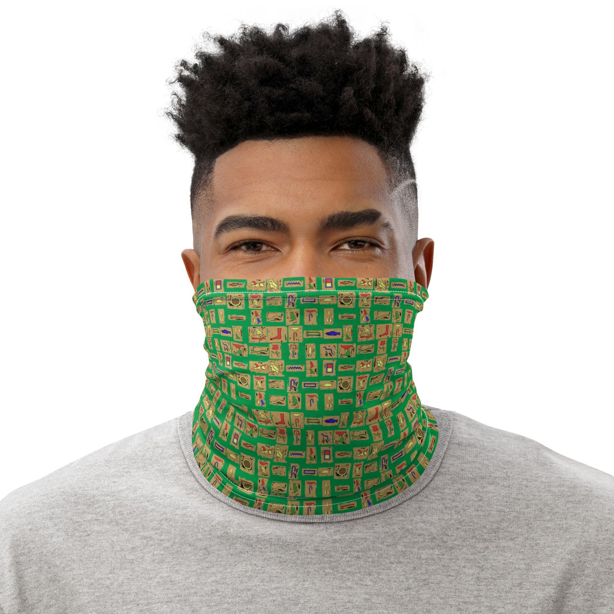 Nubia Neck Gaiter (Green) (6 Colors Available) - Conscious Apparel Store