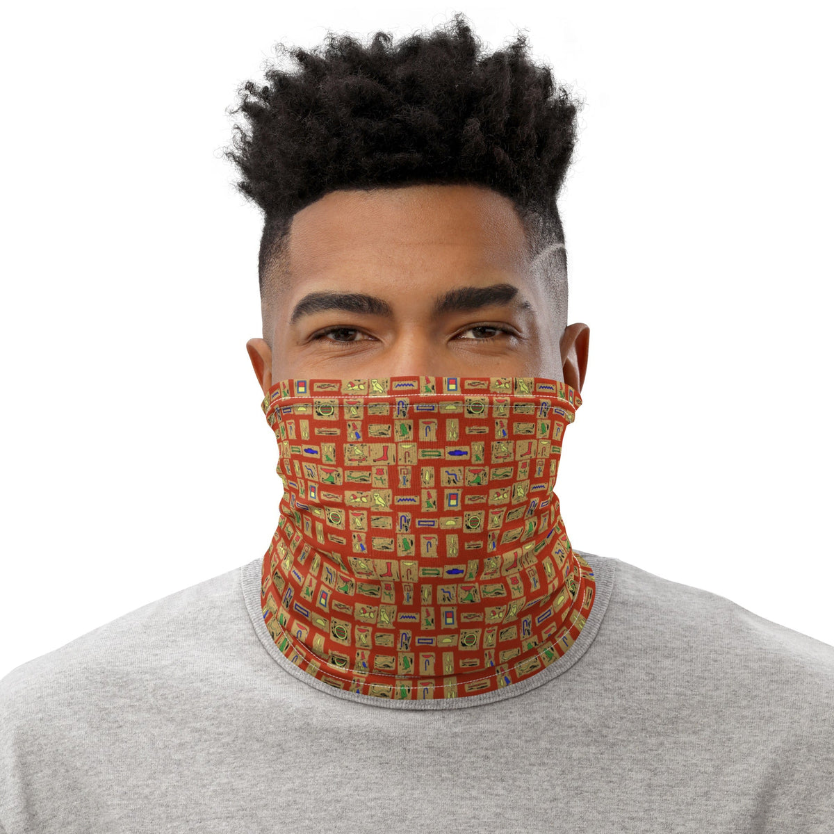 Nubia Neck Gaiter (Red-Rust) (6 Colors Available) - Conscious Apparel Store