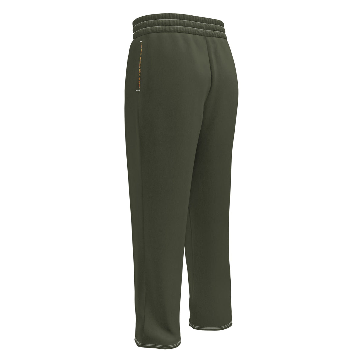 Nubia Olive Wide-leg joggers - Conscious Apparel Store