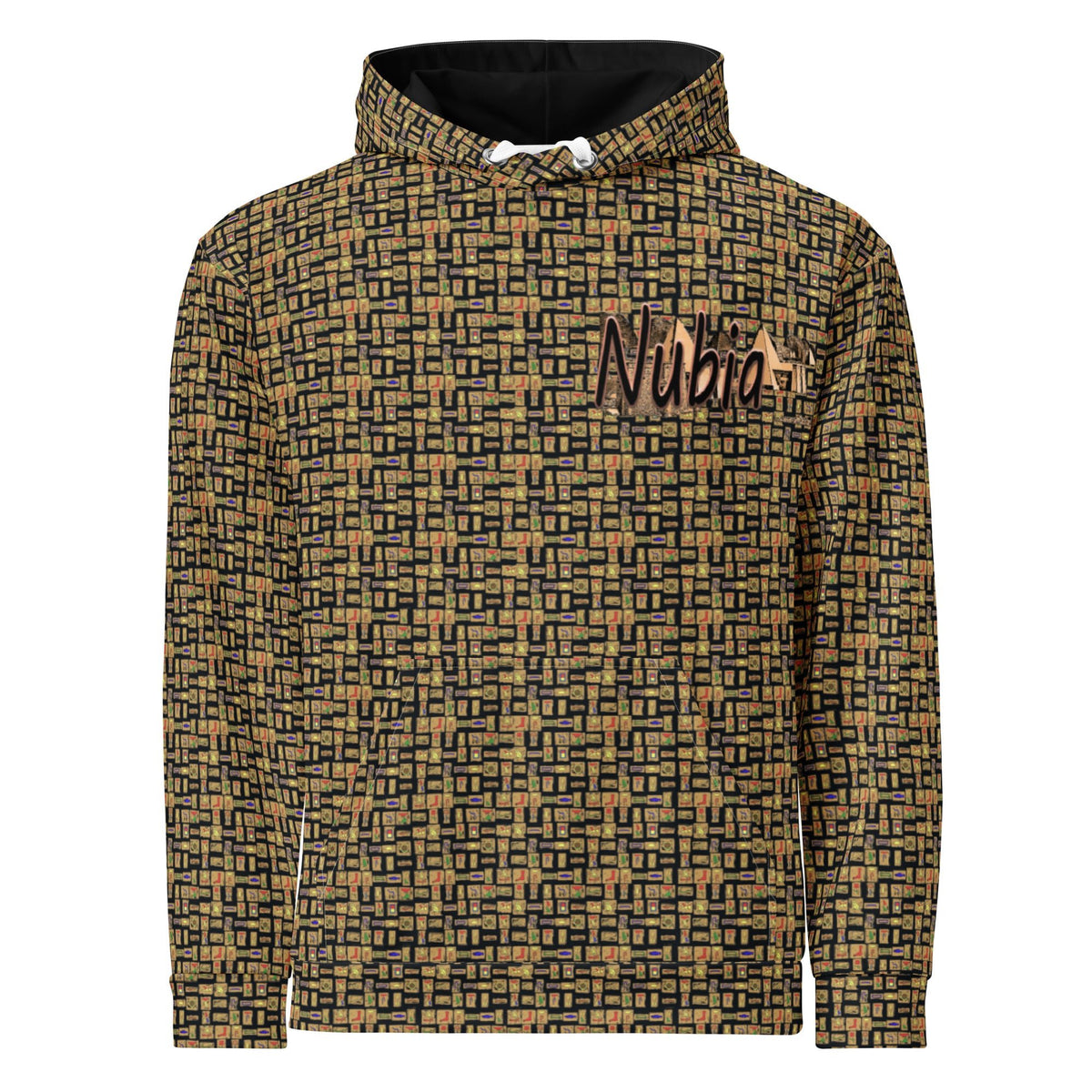 Nubia Pyramids (Black) Unisex Pullover Hoodie (6 Colors Available) - Conscious Apparel Store