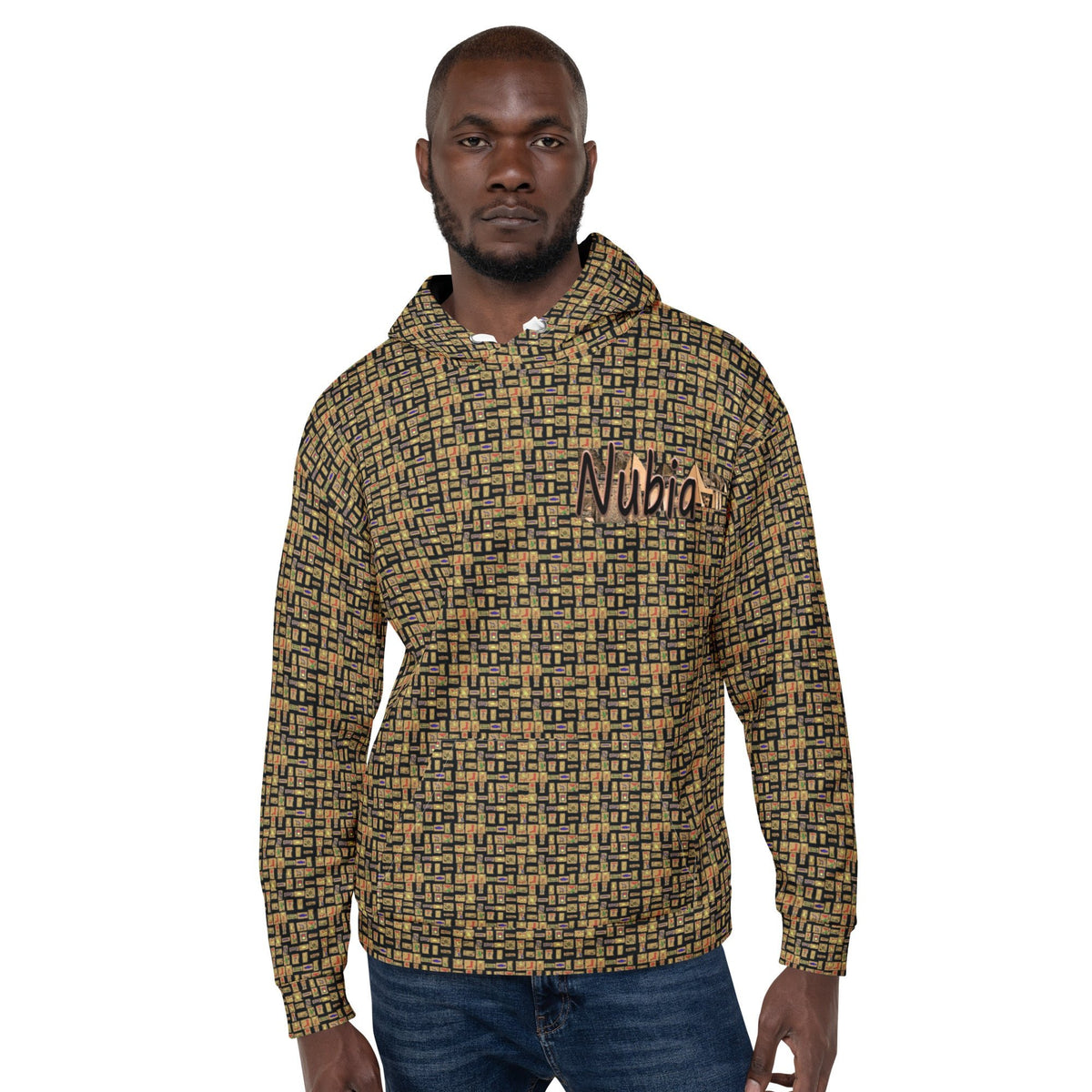 Nubia Pyramids (Black) Unisex Pullover Hoodie (6 Colors Available) - Conscious Apparel Store