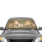 Nubia Pyramids Car Sun Shade Umbrella 58"x29" (6 Colors Available) - Conscious Apparel Store