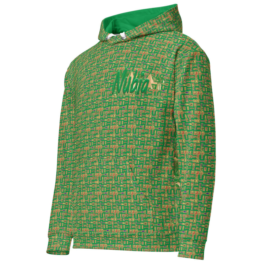 Nubia Pyramids (Green) Unisex Pullover Hoodie (6 Colors Available) - Conscious Apparel Store